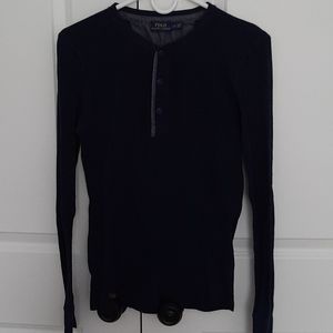 Ralph Lauren Waffle Top